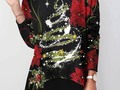 Christmas Printed Long Sleeve Black Button Back T Shirt | Rotita.com - USD $26.69 ~ ~ #comfyclothes #apparelandaccessories #clothingshoesandjewelry #Blouses and #Tops online #ForSale #blousesandtops #womenswear #fashion #fashionandstyle #winter #winterfashion #holidayfashion  #GoShoppingBees #instashopping #shopoholic    #Instagram  @treathylfoxcmoneyspinner