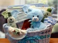 Organic New Baby Basics Gift Baskets – Blue ~ ~ Did you know that one study identified a total of 322 toxins in the blood of umbilical cord samples? Several companies who make baby products have responded to growing consumer concerns about exposing newborns, infants and toddlers to hazardous substances and chemicals in products used in the nursery. #forbabies #babyshower #babyshowergifts #newborns #GoShoppingBees    #Instagram  @treathylfoxcmoneyspinner