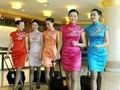 Aren’t they lovely? “Cheongsam” is in Cantonese dialect meaning “long dress”. “The present day cheongsam has come a long way through its 300 years’ journey from a conservative loose fitting dress covering from neck to toes, to a modern no-holds-barred piece of high-society fashion icon.” Image: Air Hostesses of China’s Sichuan Airlines #Asianfashion #fashionandbeauty #fashionandstyle