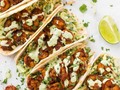 The Best Healthy Shrimp Tacos with Cabbage Slaw and Creamy Cilantro Lime Sauce  ...