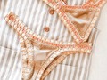 GOLDEN ✨ Satin bikini perfect for tanned skin, L O V E ⚡️ | Available, SHOP LINK IN BIO >> COCCOLOBASWIMWEAR.COM