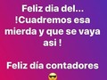 Un fuerte abrazo a todos los contadores 🖕