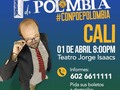 DANIEL SAMPER OSPINA #CON P DE POLOMBIA Viernes 1 de abril 8 p.m  Platea 75.000 Palco uno 65.000 Palco dos 50.000 Paraíso 40.000  Precios en preventa hasta el 20 de marzo o hasta agotar existencias (lo primero que suceda). Boletas a Domicilio 3157310808