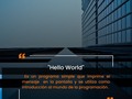 ¿Has escuchado alguna vez la expresión "hello world" en el mundo de la programación? 🤔  En la programación, "hello world" es la frase que se utiliza comúnmente como ejemplo para mostrar cómo funciona un lenguaje de programación en su forma más básica. Por lo general, se trata del primer programa que aprenden los programadores novatos y es una forma simple pero efectiva de comprobar que todo está funcionando correctamente.  El programa "hello world" simplemente imprime la frase "hello world" en la pantalla o en la consola de comandos del ordenador. Aunque parezca un ejemplo tonto, es una forma importante de demostrar los conceptos básicos de programación, como la sintaxis y la estructura del código.  Además, "hello world" también se ha convertido en una especie de tradición en la comunidad de programadores. Muchos programadores crean su propio "hello world" cuando aprenden un nuevo lenguaje de programación o cuando empiezan un nuevo proyecto.  Así que la próxima vez que escuches "hello world", recuerda que se trata de algo más que una simple frase. ¡Es el inicio de un emocionante viaje hacia el aprendizaje y la creación de software! 💻🌎  Muy pronto entenderan la relación del qlo con la pestaña, ya que esta frase forma parte de una canción #luzdesdelasombra 🎹🎸🎙🎶  #helloworld #programacion #informatica #tecnologia #coding #programadores #aprendizaje #musicmaker