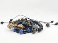Regalos para #papá 📸  _____________________________________________________  - Pulsera de onix negro brillante y matte con calavera negra de rodio.  - Pulsera de ojo de tigre con pasador de rodio plateado y negro.  - Pulsera de onix matte combinado con agatas azules.  - Pulsera de jaspe picasso, cruz de ojo de tigre y hematitas rondell.  ____________________________________________________  Info al Dm 📩 o por Whatsapp. Envíos a todo #Chile.  #CreacionesAlug #santiagodechile #accesoriospersonalizados #caballeros #happyfathersday #brazaletes #TiendaOnline #pulserasajustables #diadelpadre #pulserasparahombres