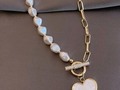 🥰❤️😍Colección Valentine’s Day😍❤️🥰  Cadena mitad perla corazón 💛