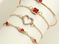 🥰❤️😍Colección Valentine’s Day😍❤️🥰  Juego de 4 pulseras ❤️❤️❤️❤️