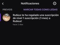 Primera sub de twitch, regalada por el mismísimo Rubiu5 🥹