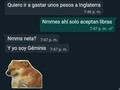 Prro coraje el que me ando cargando porque sí soy géminis :( JAJJAJAAJJAJA