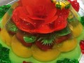 #gelatina3D floral en base de #melocotones. Bella y una delicia para el paladar. Contáctanos a través del 0424-9107540