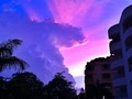 ATARDECER BARRANQUILLA AURORABOREAL #barranquilla #colombia #street #enmicolombia #ig_colombia #igerscolombia #sky #skypainters #sun #home #getdark #raining #palms #amazing #auroraboreal