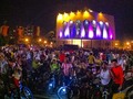 CICLOPASEO FIESTA DE LA MÚSICA 2013 #barranquilla #colombia #fiestadelamusica #cicloruta #ig_sport #ig_colombia #bikeros #bikers #bike #strett #endorfinasmode #instapic #gopro #picture #eyefish #enmicolombia #catedral #night #enkillamequedo