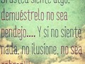 Mentiras de lo que sentía...