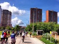 #building #bike #barranquilla #ciclopaseo #instasocial #iphone #movilepicture #sky #sunday