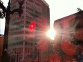 #sun #barranquilla #city #building #sky #taxi #people #instapic #iphonepicture #lamp #teamfollow