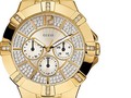 GUESS WATCHES LADY GOLD COLLECTION #watches #guess #gold #multifuncional SWAROVSKY ELEMENT