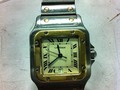 CARTIER TANK AU 18k & STEEL#watches #cartier #tank #gold #quartz