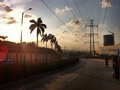 #barranquilla #sky #sun #afternoon #getdark #city #street #bikers #palms #socialpic #iphonepicture #cloud