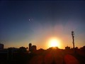 Buenos Días Amanecer 4Dic12 6:30am Barranquilla #building #city #sky #sun #morning #instapic #photoday #iphonepicture #magic #dawn