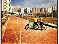 BIKERS #barranquilla #bike #endorfinas #enmicolombia #colombia #lago #palms #sky #scott #cloud #building #instapic #sunday