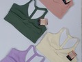 CROP TOP EN RIP IMPORTADO, DOBLE FONTURA ( FORRADO COMPLETAMENTE EN SU MISMO TEXTIL )