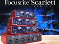 Presentamos nuestra variedad de interfaces de audio sacarlett de la marca focusrite. Es ideal para cantantes, compositores y guitarristas buscando la forma más fácil de grabar música con calidad de estudio en Mac o PC, Llevalo a cualquier parte, conexión con USB, conecte un micrófono y guitarra directamente, e iniciar inmediatamente la grabación.