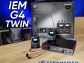 Sennheiser Pro Audio Sennheiser ew IEM G4-Twin-A1   Juego doble de monitoreo estéreo inalámbrico. Incluye (1) transmisor estéreo SR IEM G4, (2) receptores estéreo Eko IEM G4, (2) pares de auriculares ie4 y (1) kit de montaje en rack GA3, rango de frecuencia: A1 (470 - 516 MHz).  #sennheiser #sennheisermicrophones #sennheiserew100g3 #sonido #sistemasinalámbricos