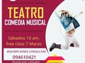 ☡ATENCIÓN #PLAYAPASCUAL ☡ TEATRO Y COMEDIA MUSICAL PARA NIÑOS, NIÑAS Y PRE-ADOLESCENTES 🎤CANTO 🎶BAILE 🎭ACTUACIÓN Y MUCHO MAS A CARGO DEL ACTOR Y EDUCADOR DAMIÁN MONTENEGRO. SÁBADOS 10 A.M. CUOTA MENSUAL ACCESIBLE CON BENEFICIOS EN EL CLUB. FREE CLASS 7 DE MARZO. ¡¡¡AGENDATE!!! 094610421 #ciudaddelplata #sanjose
