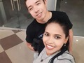Con Mónica ....