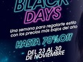 La semana más esperada del año ❤️ . Llegaron los Black Days y tú no podrás resistir 💫 . Todos nuestros productos a precios de locura 😱🤯 . #blackfriday #blackdays #promociones #sale