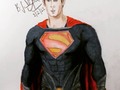 • #HenryCavill as #Superman in #ManOfSteel  #Coloured by using the #OilPastels  #OilPastel #Drawing   #Instagram #ArtWork  #Art by @samrudh_david