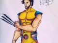• Drawn Wolverine for the first time - From my own imagination. Drawn by using a black pen and coloured by using the oil pastels and colour pencils  I know he’s like 5'3" in the comics, but I’ve decided to take a little bit of artistic freedom to make him look like a 6'0" man  #Art by @samrudh_david  #Imagination 🌟  #Wolverine #Logan #Mutant #XMen #Yellow   #MarvelUniverse #MCU #MarvelComics #Marvel #Comics  #OilPastels #ColourPencils / #ColorPencils #Pen   #Drawing #Sketch #Instagram #ArtWork #ComicArt  #ArtistsOnInstagram #InstaArt #InstaArtist #ArtWorld