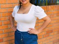Luce increíble con nuestra blusa en manga ojalillo, textura polilicra talla M y L 😍💥💯  Blusa disponible en tienda para entrega inmediata  #blusas #polilicra #blusasajustadas #tendencias #beige #perla #blanco #ojalillo #style #women #dcsftore