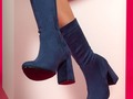 Ya conoces nuestro estilo de bota 3/4   Van a mitad de la pantorrilla son licradas altura 7/2 no tienen plataforma tacón súper cómodo y definitivamente hermosa colección   Colores disponibles negro-vino -azul y beage   Comenta aquí abajo cuál es tu favorito 😍 desliza para ver todos los colores