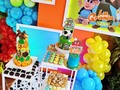 💛🐄💚🐷Granja de zenon🧡🐓💙  🌾Ayer celebramos el 1er añito de Juan Pablo con estos colores vibrantes🌾   💙🧡💚💛❤💙🧡💛💚❤💙🧡💛💙  #party #decoracion #granjadezenon #granja #color #cake #picoftheday #domingo
