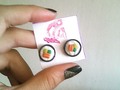 Si lo que te gusta es el #Sushi pide estos zarcillos super #Cute.  solo tengo dos en #DisponibilidadInmediata  #DetallesGhiss