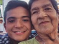 Con la mas hermosa, mi Bisabuela <3