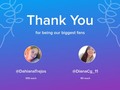Our biggest fans this week: DahianaTrejos, DianaCg_11. Thank you! via