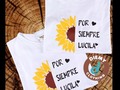 Franelas personalizadas  Para ocasiones y fechas especiales   #girasoles🌻  #franelas  #personalizado  #viniltextil   #recuerdos  #amorporsiempre  #ejidomerida