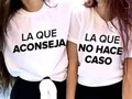 Cuál de las dos eres tú ?   Etiqueta a tu mejor amiga con quién usarías está franela ????