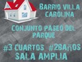 Se vende  apartamento   *Conjunto paseo del parque *Barrio villa carolina * Conjunto con piscina * Parqueadero privado *3 cuartos *2 baños  * Sala amplia  Inf @yosorundimusic Whatsapp 117171694