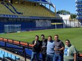 Unos mates 🧉 con amigos comprometidos con el socio de @bocajrsoficial en la bombonera es único 💙💛💙