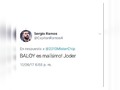 Sólo espero pero el amor s Dios q este señor no se aparezca en el Romel el martes  Grande #baloy grande de que valió llorar awe......