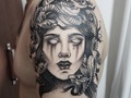 Medusa para Jesús Gracias una vez más por la confianza y aguantar tanto bro Citas disponibles 3002114668 WhatsApp Usando Lotto Rotary #ixoye #dinamic #protonstencil #tattooproton #criticalatom
