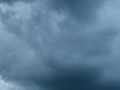 Clouds stands out in the deep blue sky
