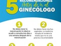 A la hora de ir al ginecologo debemos tener presentes estás recomendaciones ✅