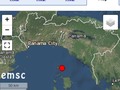 Fuerte sismo a 64km en el Golfo de Panama #Sismo #golfopanama isla #saboga