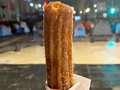 A warm cajeta stuffed churro a day keeps the doctor away... or not, but at least it makes you happy as hell   #mexicocity #mexico #mexicanfood #mexicanfoodporn #churros #Streetfood