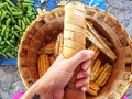 Criollo corn shopping at Teotitlán Del Valle Oaxaca.   The joy of visiting a market with an actual basket.   #markets #sustentable #maiz #maizcriollo