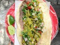 Handmade tortilla, grilled steak, cactus pad salad and green sauce. This is one of my favorite healthy street breakfasts. I’ve been eating here for 11 years and I still drool when I think about this taco. It’s so simple yet perfect that you’ll never get enough of it.